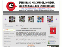 Tablet Screenshot of citrasouvenir.com